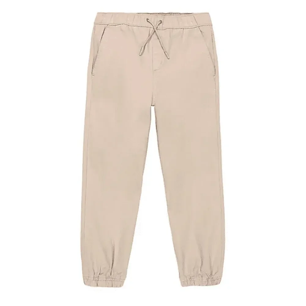 GAP Kids Boys Stretch Twill Jogger Pants Bottom, Khaki, Medium‎ (8)
